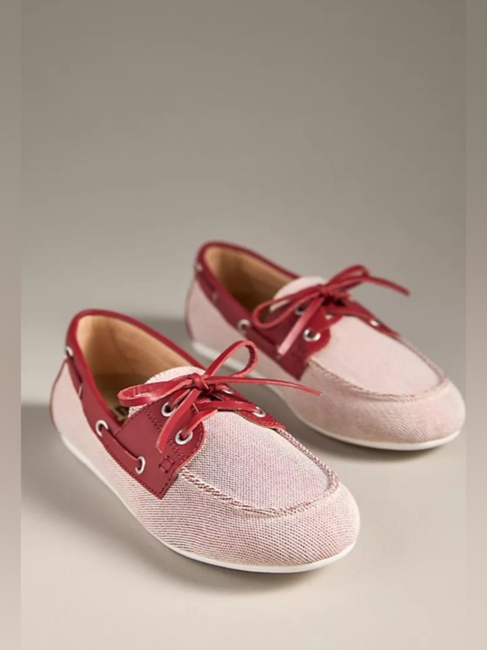 NWOB Anthropologie Bibi Lou boat shoes size 9/40 classy sailor preppy Nantucket - Picture 2 of 8